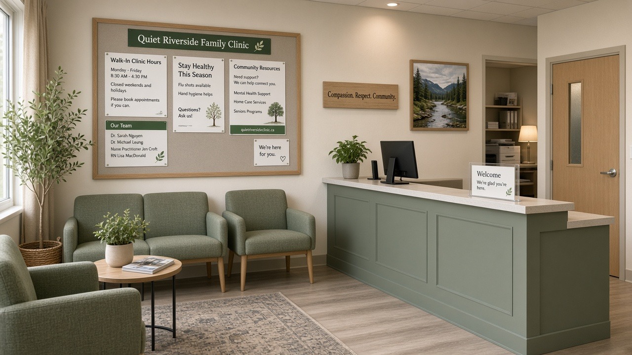 Riverside Family Clinic front desk